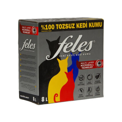 feles-kedi-kumu-8-lt-kokusuz-ince-taneli-ultra-hafif-topaklasan-kedi-kumu