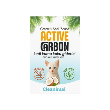 Cleanimal Hindistan Cevizi Aktif Karbonlu Kedi Kumu Koku Giderici 50 g