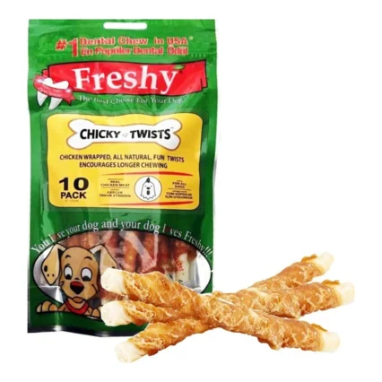 Freshy Chicky Twists Tavuklu Dental Burgu 13 cm