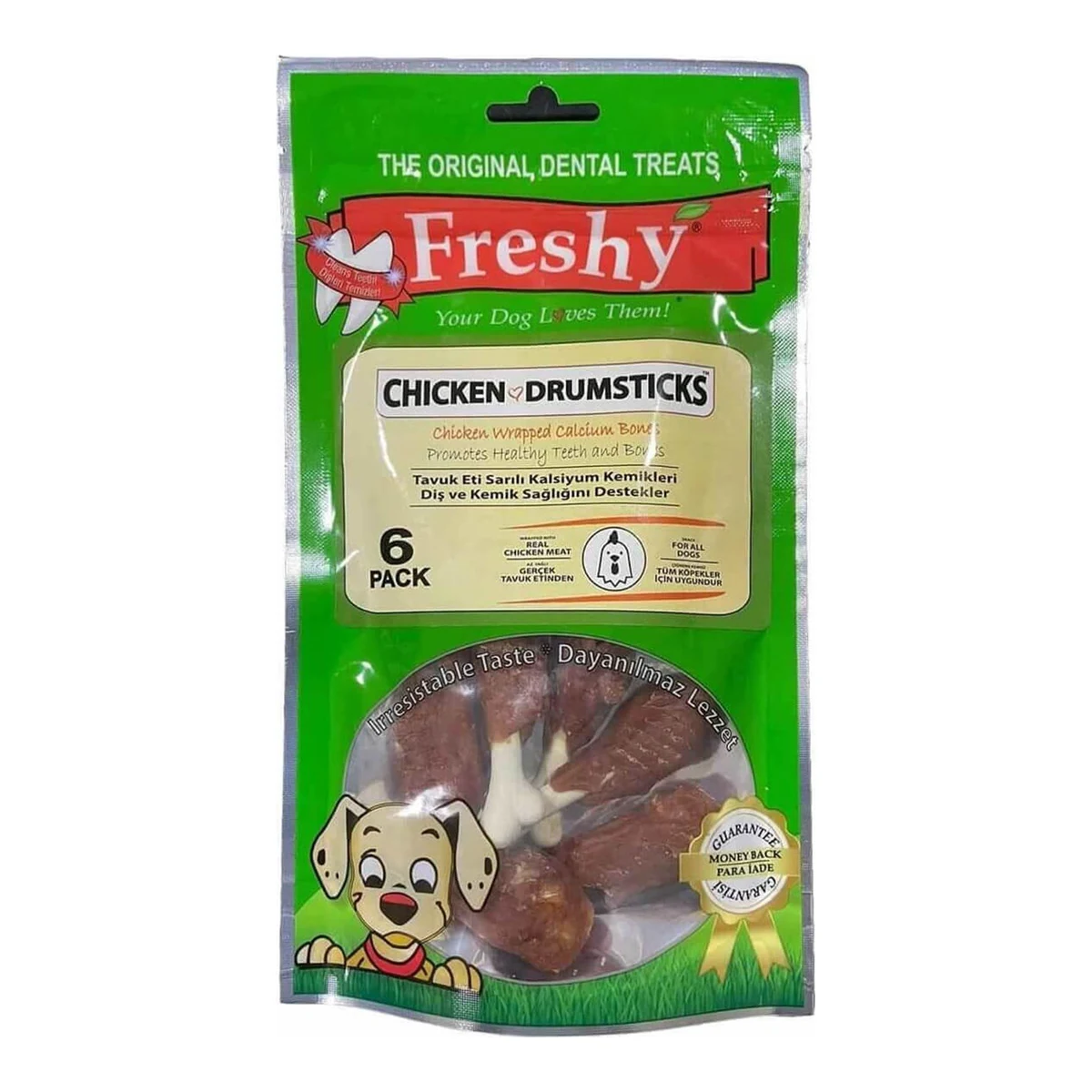 Freshy Chicken Drumsticks Tavuk Etli Kalsiyum Kemik 90 g
