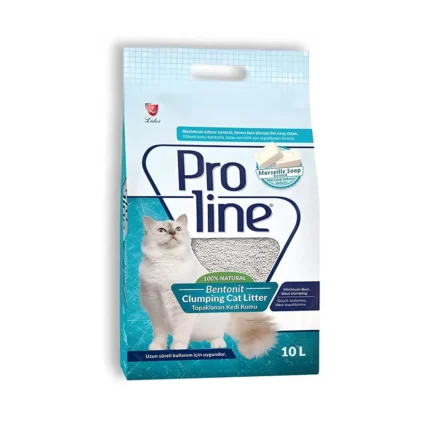 Proline Marsilya Sabunu Kokulu Bentonit Kedi Kumu 10 L