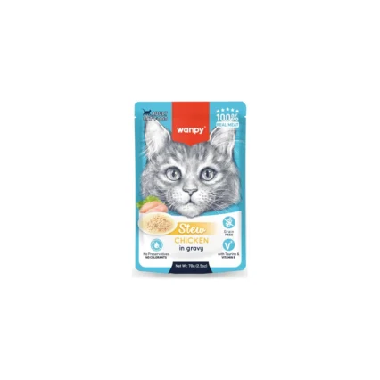 Wanpy 70G Pouch Tavuklu Yaş Kedi Maması