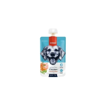 Wanpy Taze Tavuklu ve Havuçlu Köpek Et Ezmesi 90 gr