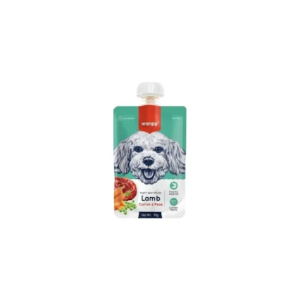 Wanpy Taze Kuzulu ve Havuçlu Köpek Et Ezmesi 90 gr