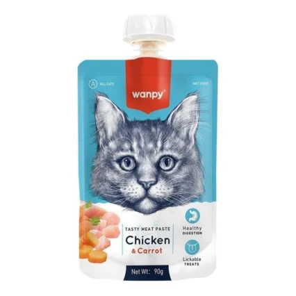 Wanpy Taze Tavuklu&havuçlu Kedi Et Ezmesi 90 gr