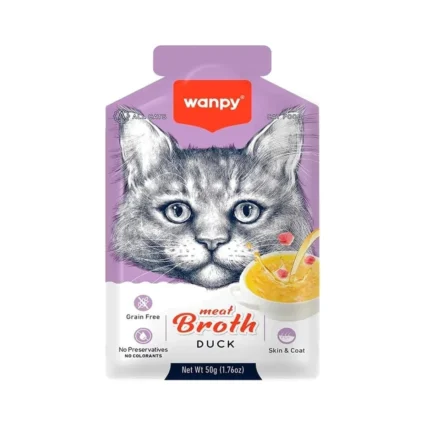 Wanpy Ördek Etli Tahılsız Kedi Çorbası 50 gr