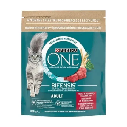 Purina ONE Sığır Etli Yetişkin Kedi Maması 800 g
