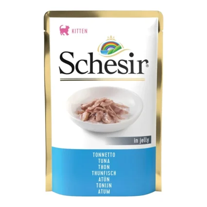 Schesir Kitten Ton Balıklı Jöle İçinde Yavru Kedi Pouch 85 gr