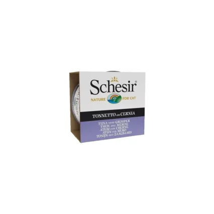 Schesir C270 Jelly Ton Balıklı ve Orfoz Balığı Kedi Konservesi 85 Gr