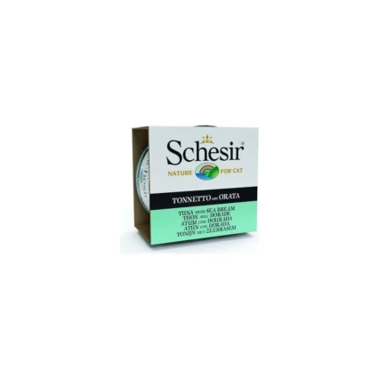 Schesir C274 Jelly Ton Balıklı ve Çipura Kedi Konservesi 85 Gr