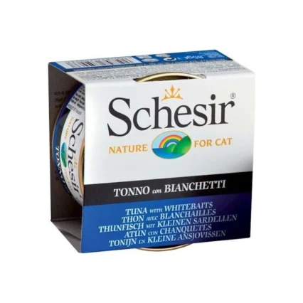 Schesir C139 Jelly Ton ve Ringa Balıklı Kedi Konservesi 85 Gr