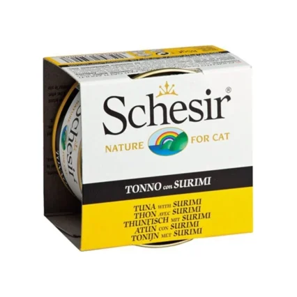 Schesir C136 Ton Balık ve Surimi Jöleli Kedi Konservesi 85 Gr