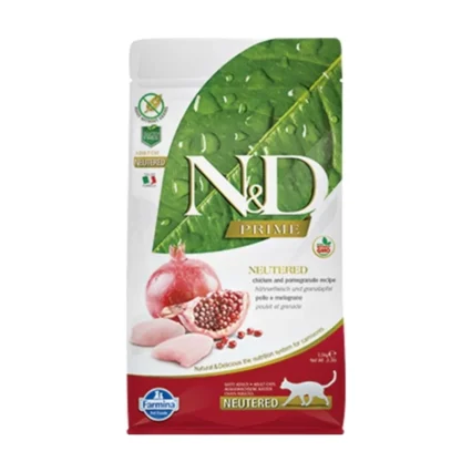 N&d Prime Tahılsız Tavuk&nar Kısır Kedi 1,5kg