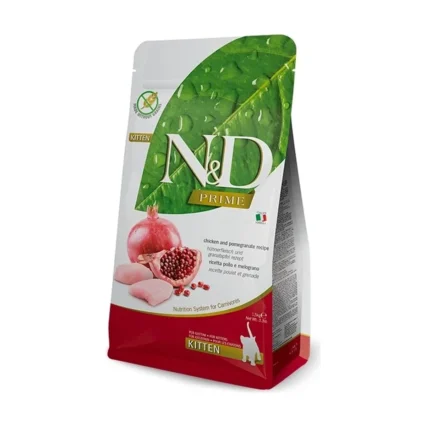 N&D Nd Prime Tavuk & Nar Kitten Tahılsız Kedi Maması - 1.5 Kg
