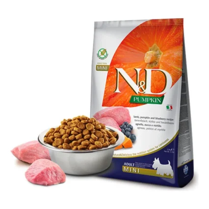 N&D Nd Pumpkin Kuzu Etli Adult Mini Tahılsız Köpek Maması - 2.5 Kg
