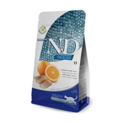 N&D Nd Ocean Morina & Port. Adult Az Tahıllı Kedi Maması 1.5 Kg