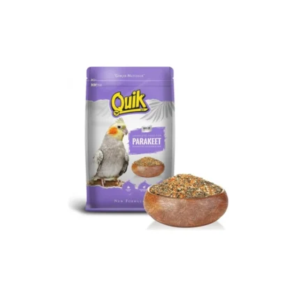 Quik Paraket Yemi 750 gr Özel Formül İçerik ile Besleyici ve Taze Kuş Yemi