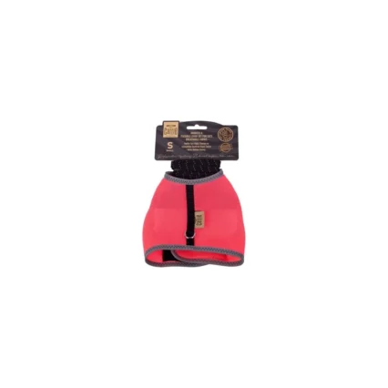 Cattie Havalı Dokuma Kedi Göğüs ve Gezdirme Takımı Small Pembe 1x