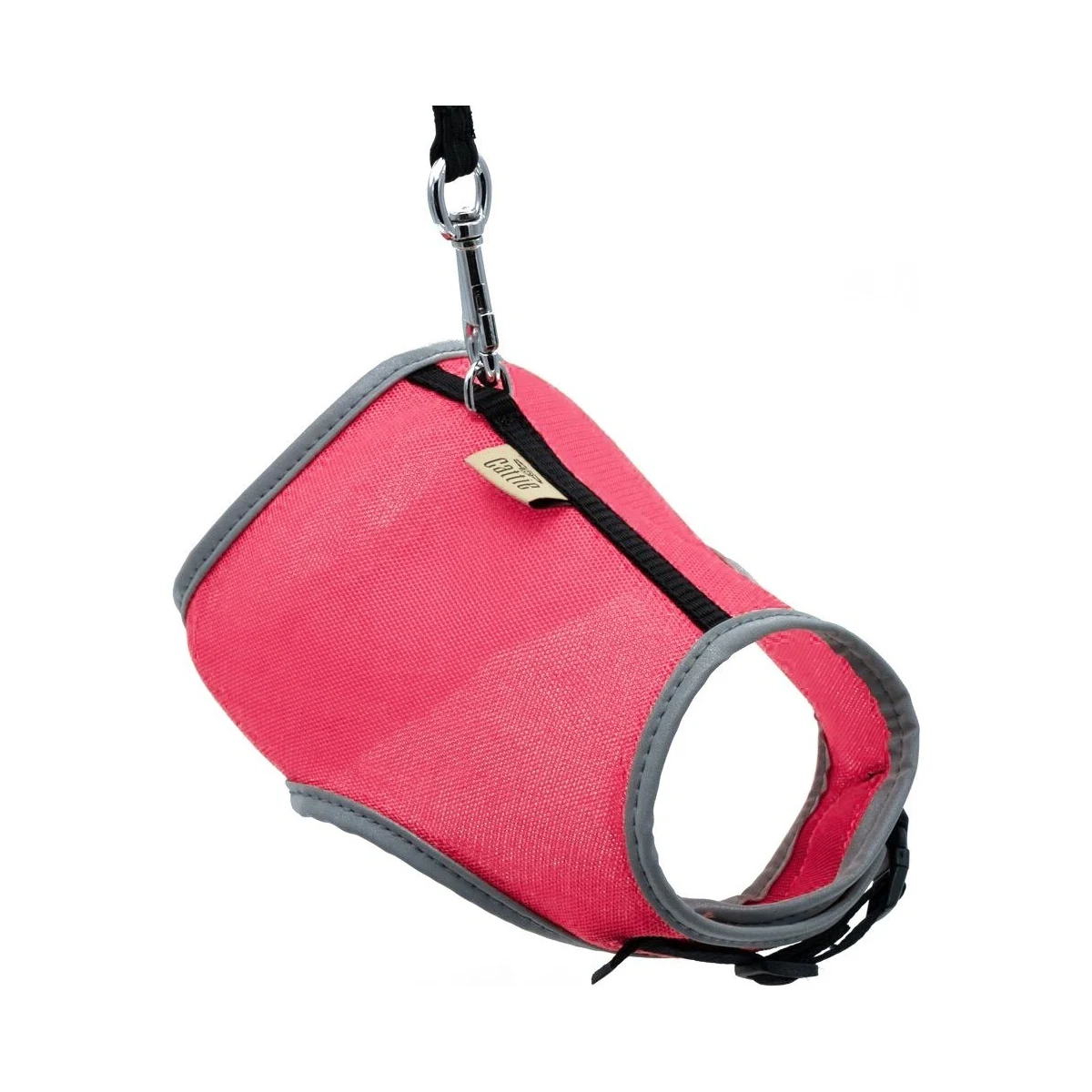 Cattie Havalı Dokuma Kedi Göğüs & Gezdirme Takımı Pembe 1*25-35 cm - Görsel 3