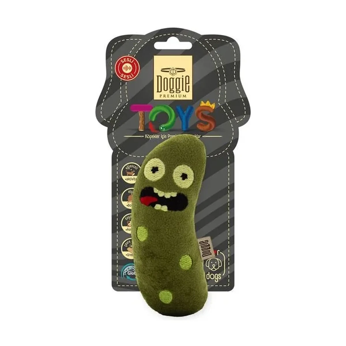 Doggie Köpek Peluş Oyuncağı Turşu 11 cm
