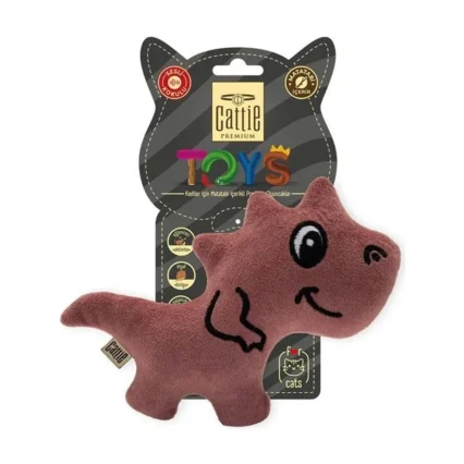 Cattie Matatabili Kedi Peluş Oyuncağı Trex 15 cm