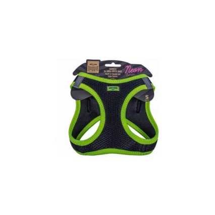 Doggie Havalı Dokuma Neon Serisi Küçük Irk Göğüs Tasması S Beden Sarı 32-38 cm