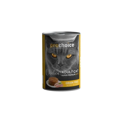 ‎Prochoice Prochoice Tavuklu Yetişkin Kedi Konservesi 400 gr Lezzetli Pate Mama Segmenti