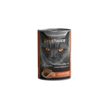 Pro Choice Sterilised Somonlu Kısırlaştırılmış Konserve Kedi Maması 400 gr