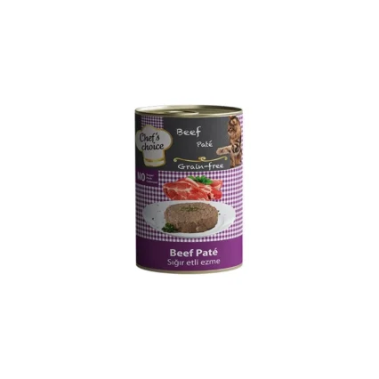 Chef's Choice Chefs Choice Beef Pate Biftekli Kıyılmış Kedi Maması 400G
