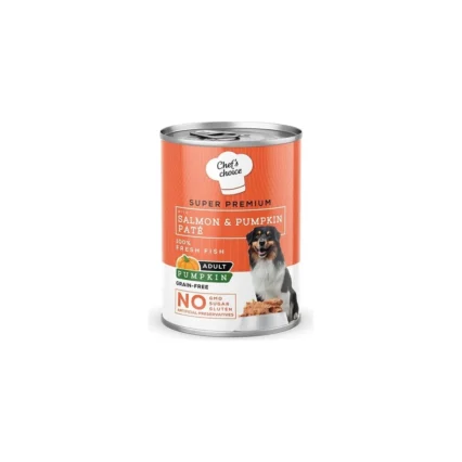 Chefs Choice Chef's Choice Kıyılmış Somon Balıklı Ve Balkabaklı Yetişkin Köpek