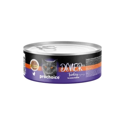 Prochoice Döner Bites Hindili Yetişkin Kedi Konservesi 70 gr
