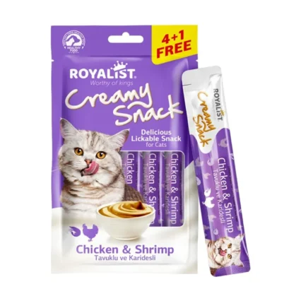 Royalist Creamy Snack Chicken & Shrimp 75 gr