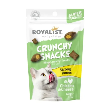 Royalist Crunchy Snacks Chicken & Cheese Strong Bones 60 gr