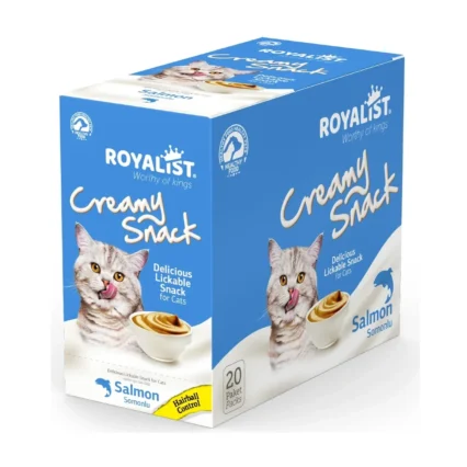 Royalist Creamy Snack Salmon Hairball Control 75 gr