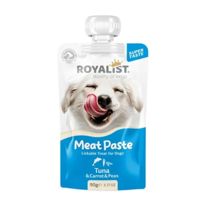 Royalist Meat Paste Ton Balıklı, Havuçlu ve Bezelyeli Köpek Ödülü 90 gr
