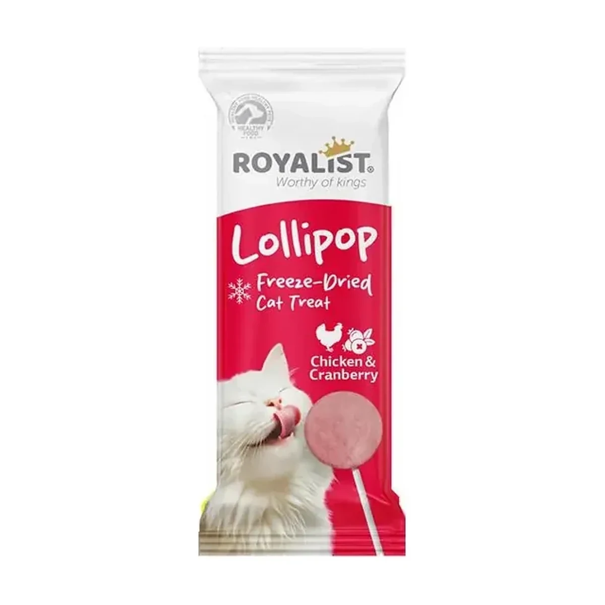 Royalist Tavuklu ve Kızılcıklı Kedi Lolipop Ödülü 1,4 gr