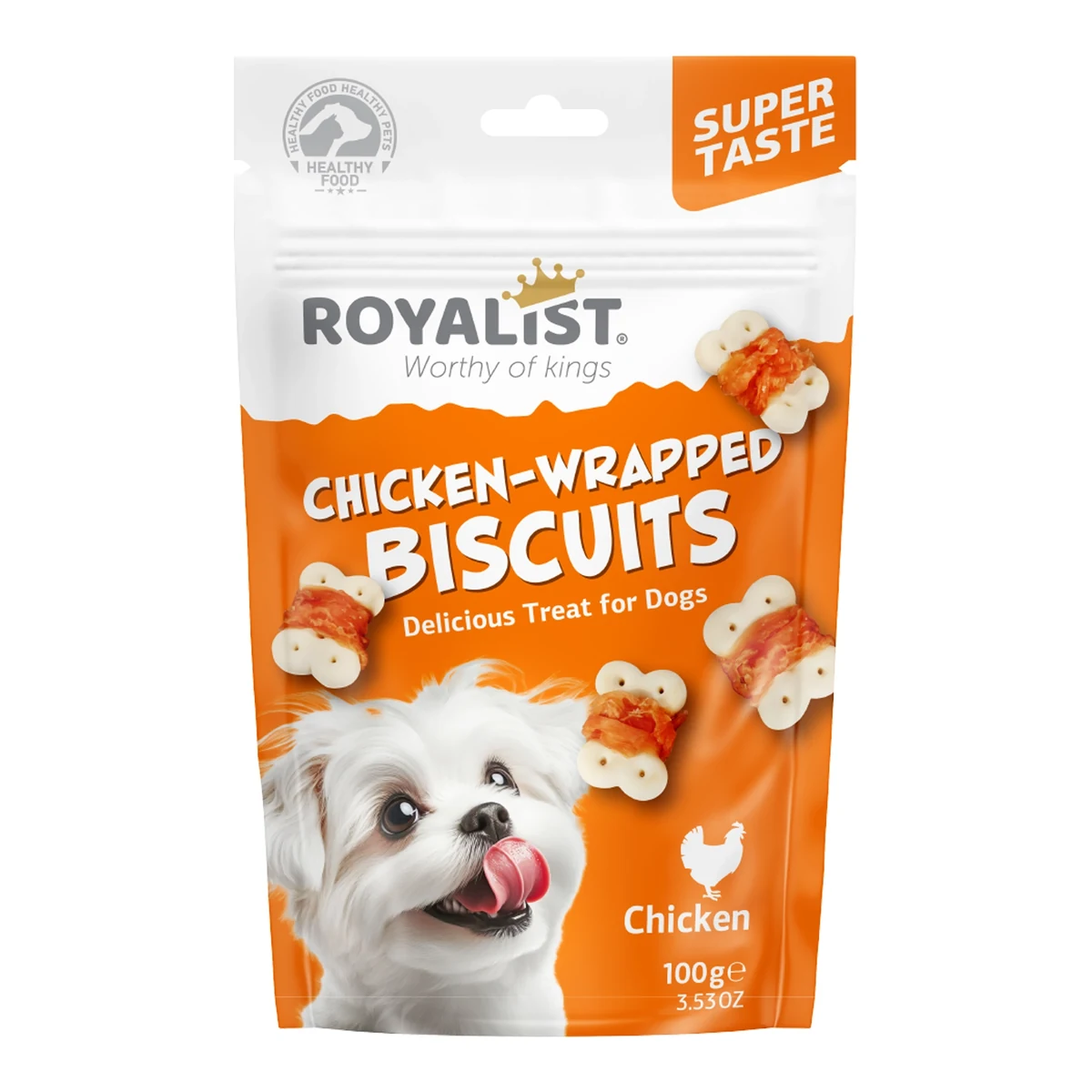 Royalist Tavuklu Köpek Bisküvisi 100 gr