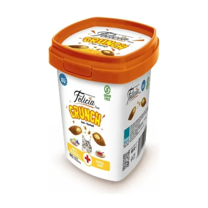 Felicia Hairball Kedi Crunch Ödül Maması 100G Tavuklu Lezzet Yetişkin Kediler İçin Özel Formül