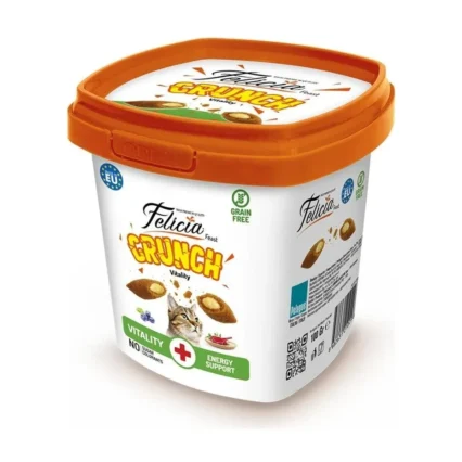 Felicia Vitality Crunch Biftekli Kedi Ödül Maması 100G