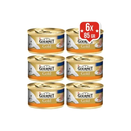 Purina Gourmet Gold Kıyılmış Hindili Konserve Kedi Maması 85 Gr X 6 Adet