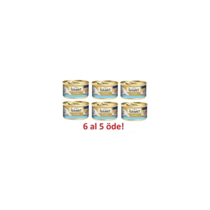 Pro Plan Purina Gourmet Gold Kıyılmış Ton Balıklı Konserve 85 Gr 6 Al 5 Öde Yetişkin Kedi Maması