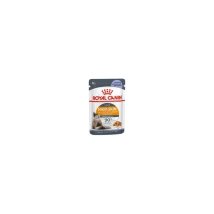Royal Canin Hair&Skin Tüy ve Deri Sağlığı için Jöle İçerisinde Yaş Kedi Maması 12 x 85g