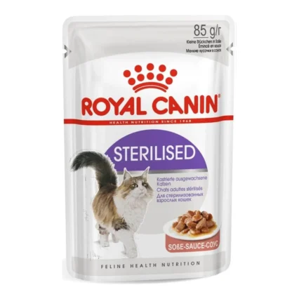 Royal Canin Sterilised Premium Kalite Soslu Kedi Konservesi Tavuk 85 Gr Kısırlaştırılmış Kediler İçin