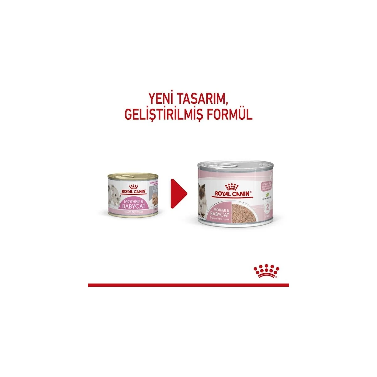 Royal Canin Mother&babycat Gebe/laktasyondaki Anne Ve Yavru Kedi Için Kedi Konservesi 195g - Görsel 2