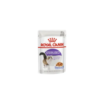 Royal Canin Sterilised Kısırlaştırılmış Kediler için Jöle İçerisnde Yaş Kedi Maması 12 x 85g